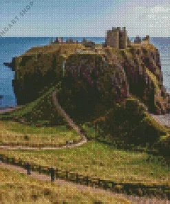 dunnottar castle paint by numbers