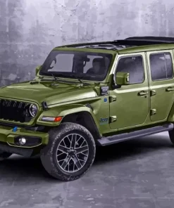 green jeep Diamond Dotz