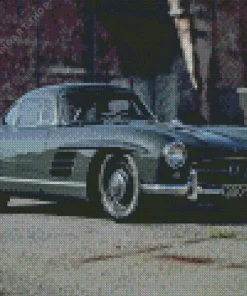 mercedes 300sl paint by number