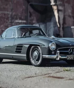 mercedes 300sl paint by number