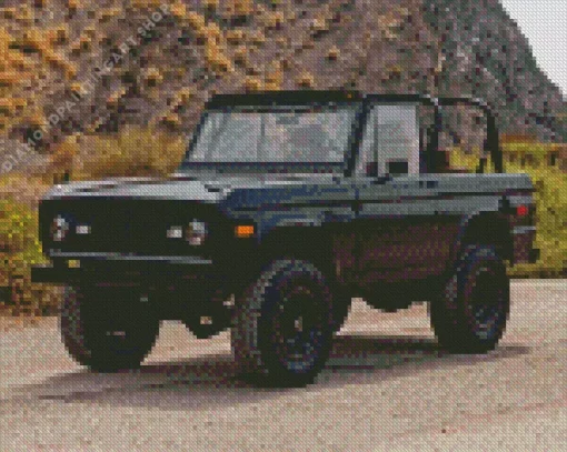 old ford bronco Diamond Paints