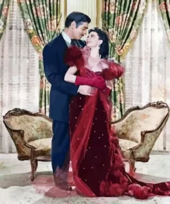 Scarlett And Rhett Butler Diamond Painting