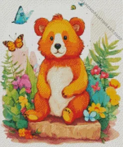bear nursery style Diamond Dotz