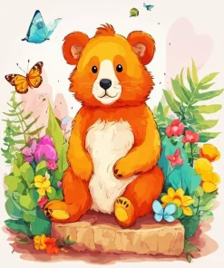 bear nursery style Diamond Dotz