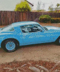 blue 1977 trans am Diamond Dotz