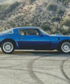 blue 1978 trans am Diamond Dotz