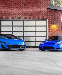 blue acura nsx cars Diamond With Numbers