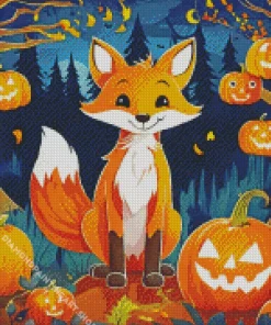 cool fall fox Diamond Dotz