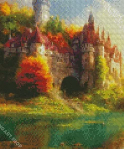 cool fantasy castle Diamond Dotz