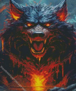 fantasy cerberus Diamond With Numbers