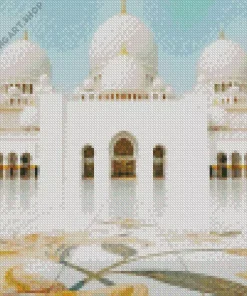 grand bur dubai masjid Diamond With Numbers