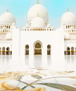 grand bur dubai masjid Diamond With Numbers