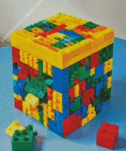 rubiks cube Diamond With Numbers