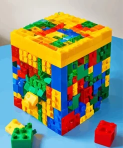 rubiks cube Diamond With Numbers