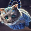 Alice In Wonderland Blue Cheshire Cat Diamond Painting