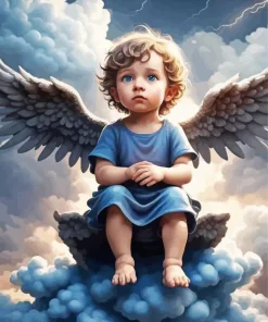 Angel Boy Diamond Painting