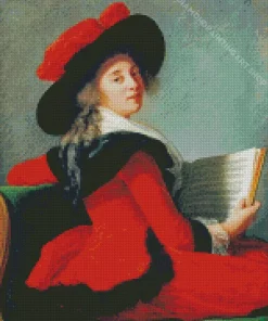 Baronne De Crussol By Vigee Le Brun Diamond Painting