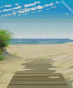 Beach Boardwalk Diamond Painting