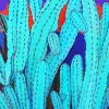 Blue Cactus Diamond Painting