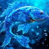 Blue Fish Underwater Diamond Painting