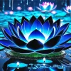 Blue Lotus Diamond Painting
