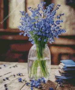 Bluebells Vase Diamond Painting