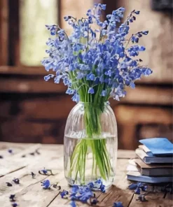 Bluebells Vase Diamond Painting