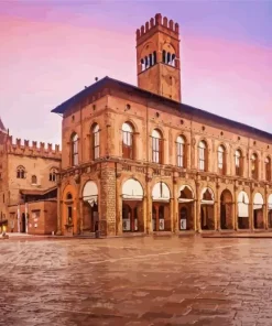 Bologna Piazza Maggiore Diamond Painting