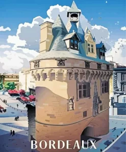 Bordeaux La Porte Cailhau Diamond Painting