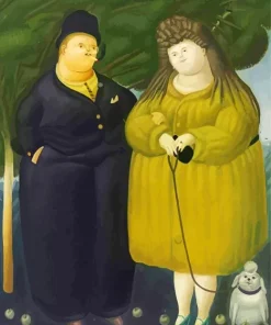 Botero Couple Diamond Painting