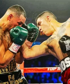 Boxer Bam Bam Vs Mike Alvarado Diamond Painting