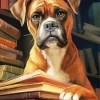 Brown Boxer Puppy Diamond Painting