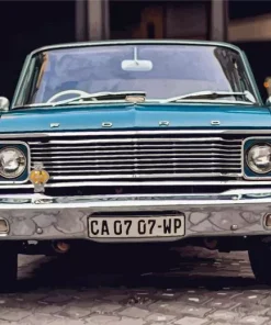 Classic Blue Ford 500 Diamond Painting