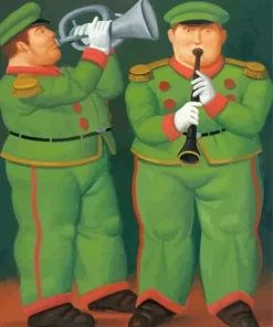 Fernando Botero Circus Musicians Diamond Painting