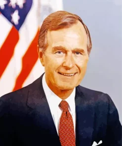 George Walker Bush Diamond Painting