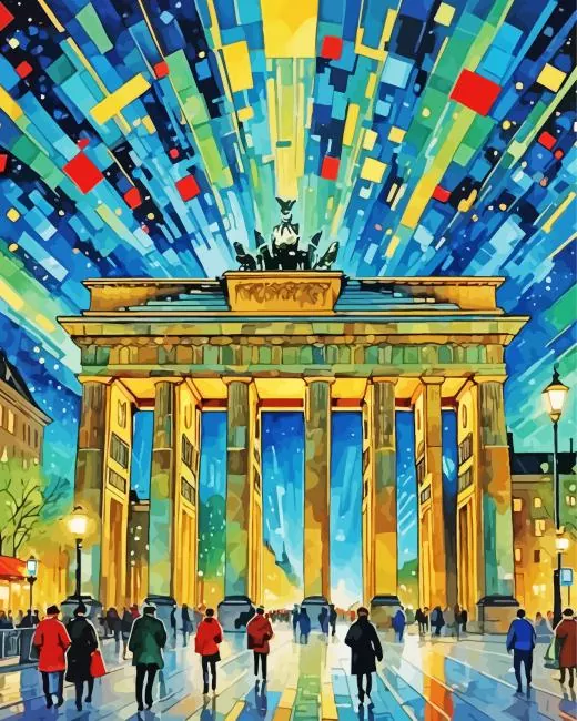 Germany brandenburg gate art Diamond Dotz Germany Brandenburg Gate Art Diamond Painting