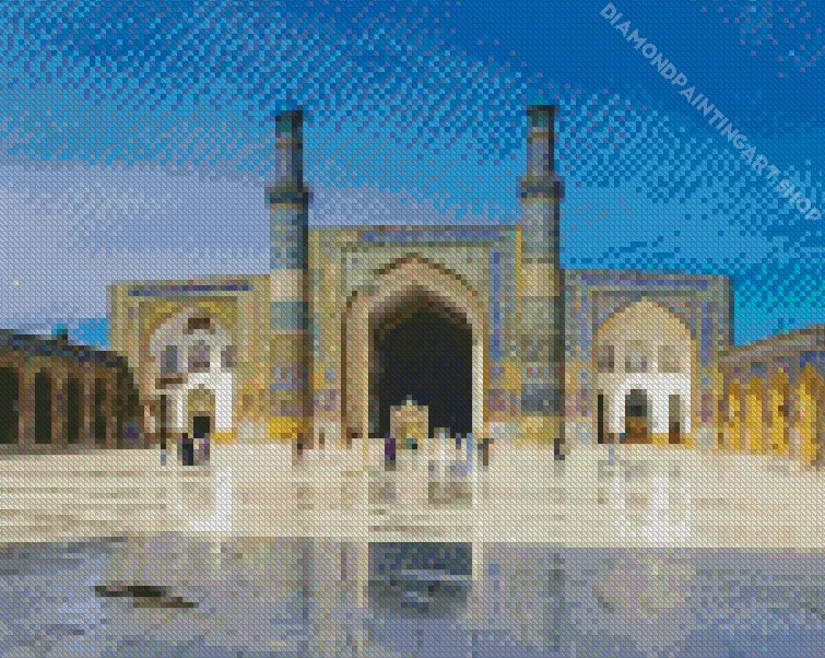 Herat Central Blue Mosque Diamond Paintings Herat Central Blue Mosque Diamond Painting