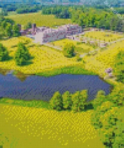 Hole Park Gardens England Diamond Painting