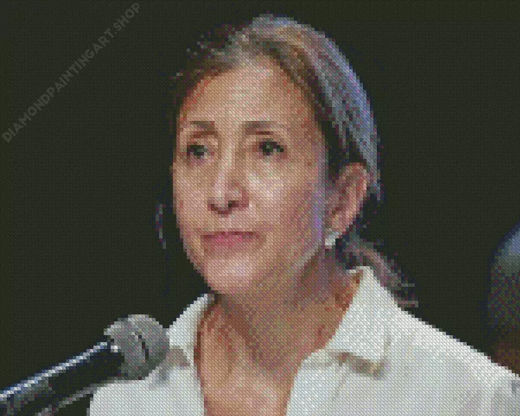 Íngrid Betancourt Diamond With Numbers Ingrid Betancourt Diamond Painting