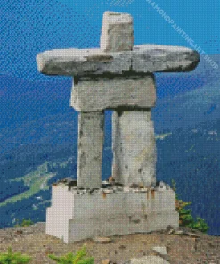 Inukshuk Whistler Diamond Painting