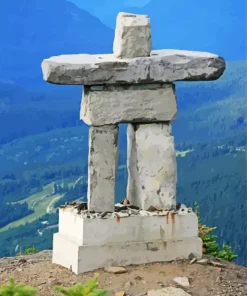 Inukshuk Whistler Diamond Painting