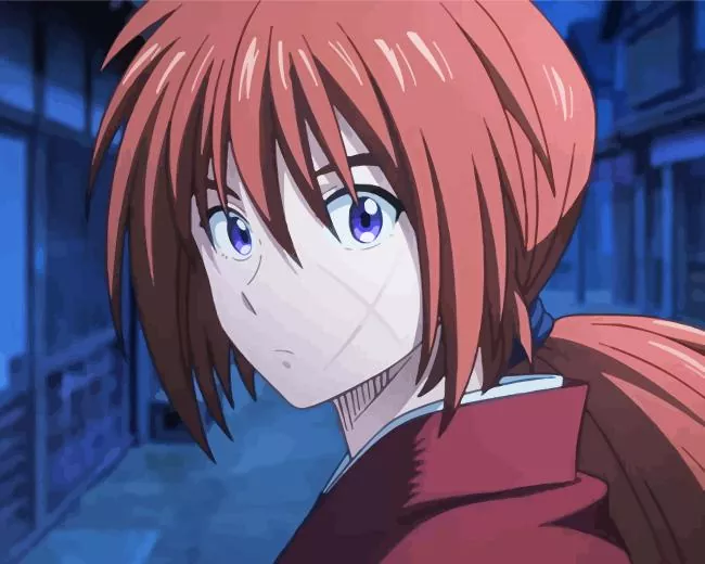 Kenshin Himura Diamond By Numbers Kenshin Himura Diamond Painting