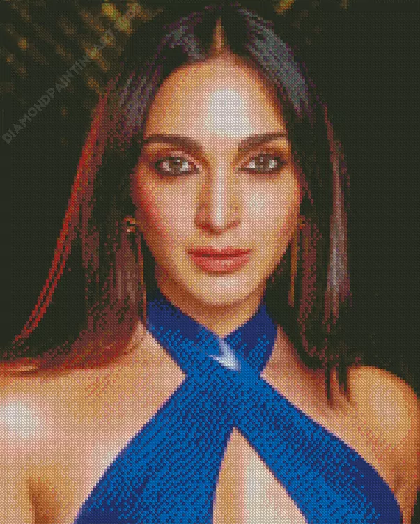 Kiara Advani Diamond With Numbers Kiara Advani Diamond Painting