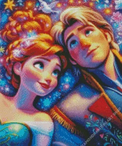 Kristoff And Anna Frozen Diamond Painting