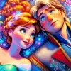 Kristoff And Anna Frozen Diamond Painting