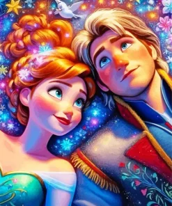 Kristoff And Anna Frozen Diamond Painting