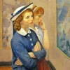 Leon Kroll Girls At The Exhibition Diamond Painting