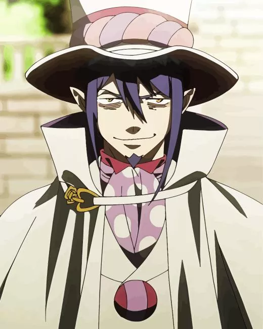 Mephisto Pheles blue exorcist villain Diamond Paintings Mephisto Pheles Blue Exorcist Villain Diamond Painting