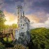 Schloss Lichtenstein Castle Diamond Painting