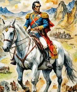 Simon Bolivar Diamond Painting